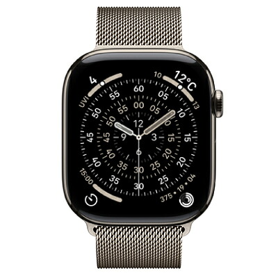 Apple Apple Watch Series11 46粍 GPS+Cellular青写真 MFD04J/A A3337【ナチュラルチタニウムケース/ナチュラルミラネーゼループ(M/L)】 [中古] 【当社３ヶ月間引き受ける】 イオシス