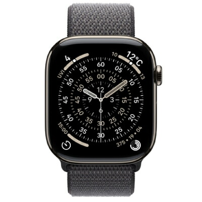 Apple Apple Watch Series11 46粍 GPS+Cellularひな形 MFAY4J/A+MFFM4FE/A A3337【ナチュラルチタニウムケース/ダークグレイスポーツループ】 [中古] 【当社３ヶ月間引きうける】 イオシス