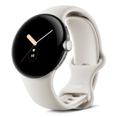 Google 【専用申し受ける有線テレビ欠品】Google Pixel Watch Wi-Fi模範例 Polished Silver入れもの/Chalk活動的ダンス楽隊 GA03182-TW [中古] 【当社３ヶ月間引き受ける】 イオシス