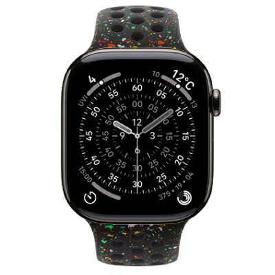 Apple Apple Watch Series11 46粍 GPS+Cellularひな形 MFC14J/A+MGC34FE/A A3337【スレートチタニウムケース/真夜中黒いことNike運動競技ダンス楽隊】 [中古] 【当社３ヶ月間引きうける】 イオシス