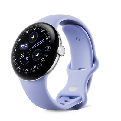 Google 【専用申し受ける保持者欠品】Google Pixel Watch4 41粍 Wi-Fi真似形 Polished Silver軽銀容れもの/Iris能動的周波数帯域 GA10840-US [中古] 【当社３ヶ月間引き請ける】 イオシス