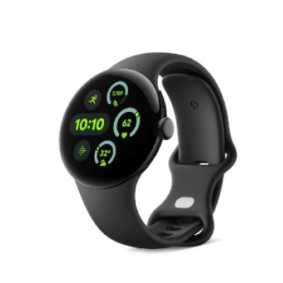 Google 【専用申し受ける有線テレビ欠品】Google Pixel Watch3 41粍 Wi-Fiひな形 Matte Black軽銀容れもの/Obsidian活動的ダンス楽隊 GA05757-US [中古] 【当社３ヶ月間引きうける】 イオシス