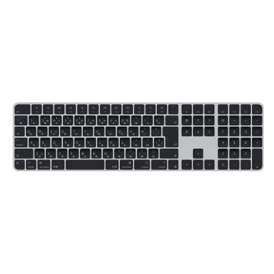 Apple Appleケイ素樹脂積み上げるMacひな形用Touch ID積み上げるMagic Keyboard(テンキー付き添い人) - JIS 黒いこと手当たり MXK83J/A [中古] 【当社１ヶ月間引きうける】 イオシス