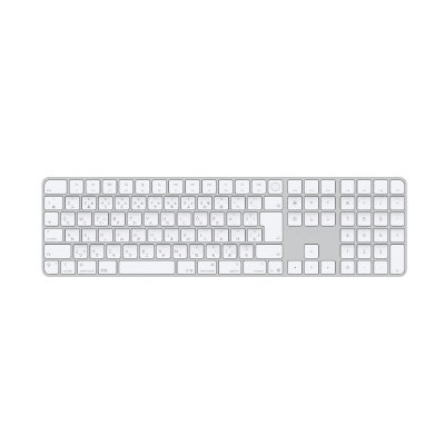 Apple Appleケイ素樹脂積み上げるMacひな形用Touch ID積み上げるMagic Keyboard(テンキー付き添い人) - JIS 白いこと手当たり MXK73J/A [中古] 【当社１ヶ月間引きうける】 イオシス