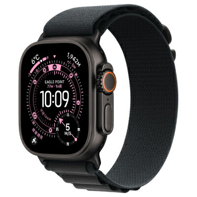 Apple Apple Watch Ultra3 49粍 GPS+Cellularひな形 MF0V4J/A A3281【ブラックチタニウムケース/ブラックアルパインループ(M)】 [中古] 【当社３ヶ月間引きうける】 イオシス