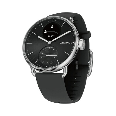 余分の物製造会社 Withings ScanWatch Vitals 42粍 HWA10-MODEL 4-ALL-ROW Black [中古] 【当社３ヶ月間引きうける】 イオシス