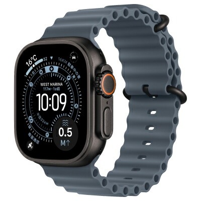 Apple Apple Watch Ultra3 49粍 GPS+Cellularひな形 MF254J/A+MGCJ4FE/A A3281【ブラックチタニウムケース/アンカーブルーオーシャンバンド】 [中古] 【当社３ヶ月間引きうける】 イオシス