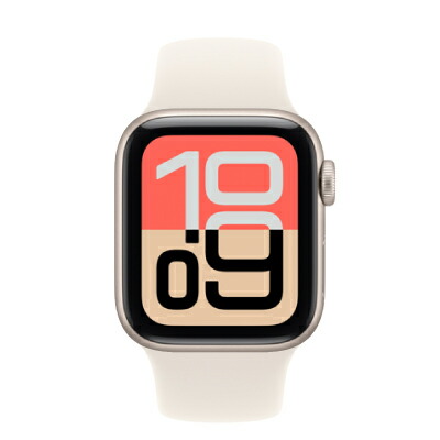 Apple Apple Watch SE3 40粍 GPS+Cellular真似形 MEP64J/A A3326【スターライトアルミニウムケース/スターライトスポーツバンド(S/M)】 [中古] 【当社３ヶ月間引き請ける】 イオシス