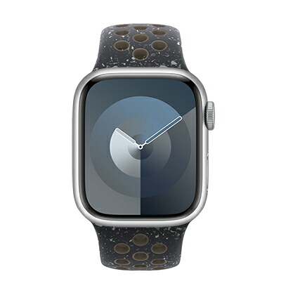 Apple Apple Watch Series9 41mm GPSモデル MR9M3J/A+MUUN3FE/A A2978【シルバーアルミニウムケース/ミッドナイトスカイNikeスポーツバンド】 [中古] 【当社３ヶ月間保証】 イオシス｜中古スマホとタブレットのイオシス