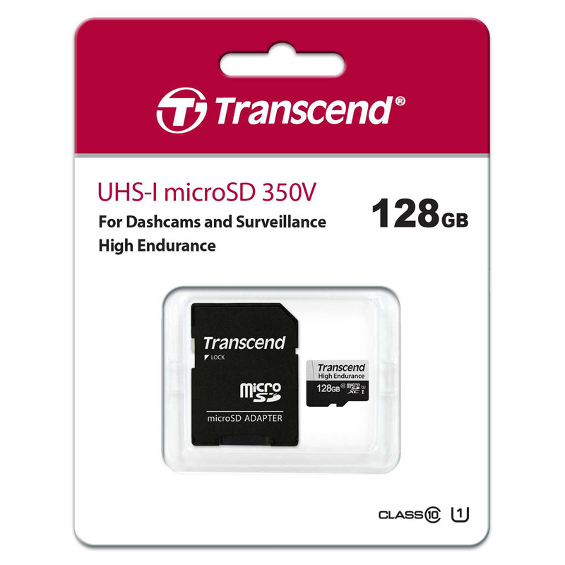 microSD歌留多 運転リコーダー相応う高耐久 128GB トランセンド TS128GUSD350V UHS-I U1 マイクロSD