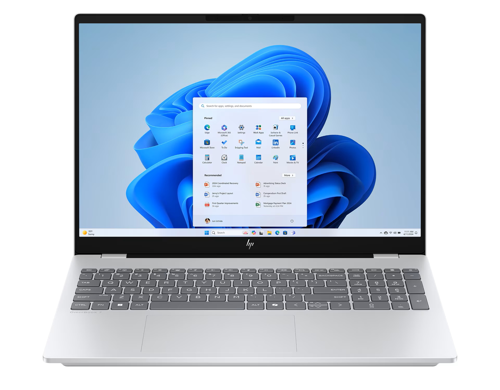 【新品 未開封】HP OmniBook 7 AI 16-ay0000TU Core Ultra 5-225H メモリ16GB SSD1TB 16インチ(2560×1600) Windows11 Home ノートパソコン グレイシャーシルバー ◇新品訳あり◇ スタンダードプラスモデル