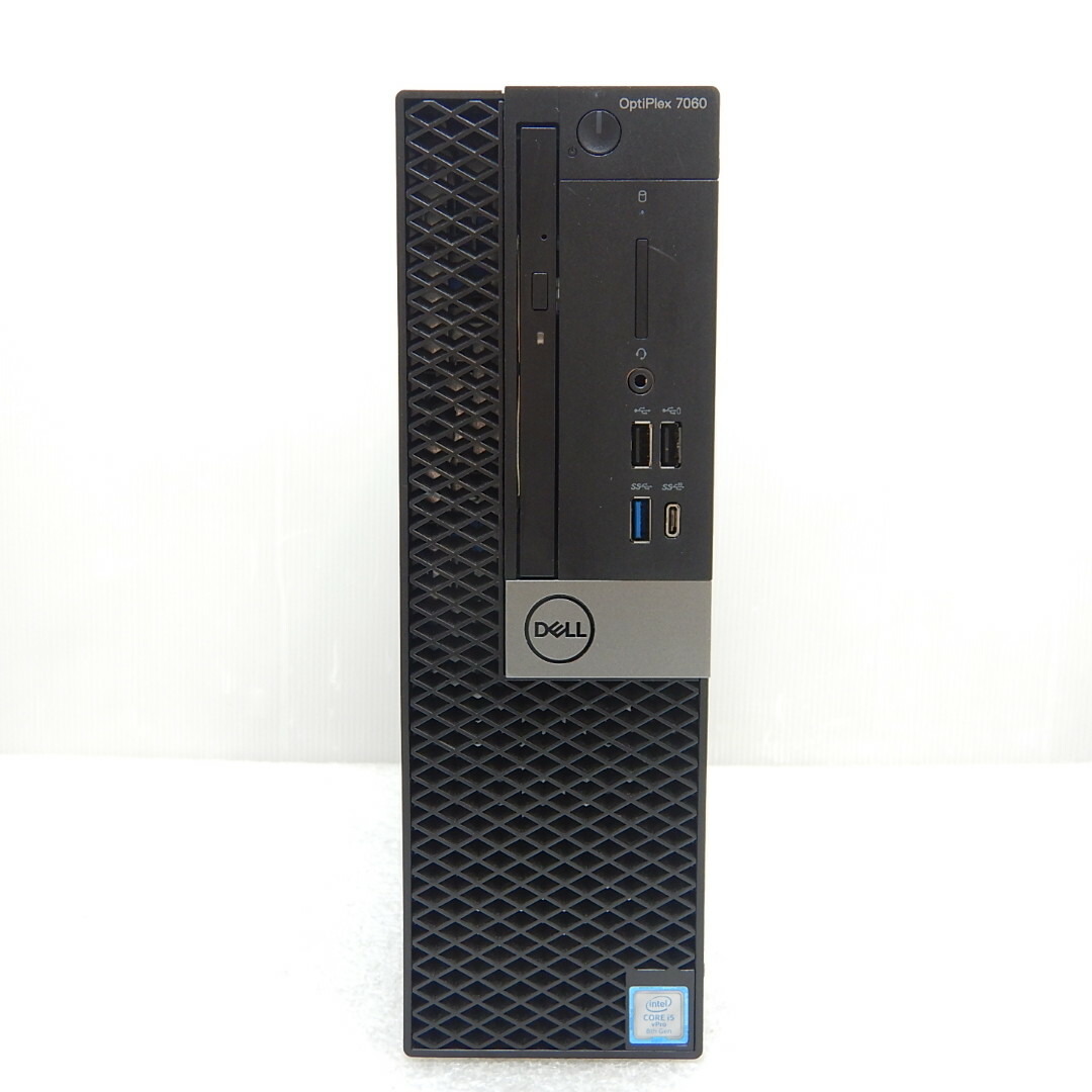 【中古 Bランク】DELL Optiplex 7060 SFF Core i5 8500 メモリ8GB SSD256GB DVDライター Windows11 Pro フロントUSB-Cポート搭載 USBキーボード/マウス付属 デスクトップパソコン|PCマーケット