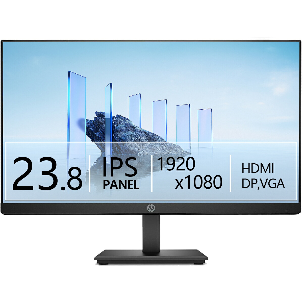 HP 管する 23.8in広広とした  P244 IPSダイアログボックス 1920x1080 盛りだくさん固定ディスク HDMI 中古見せびらかす