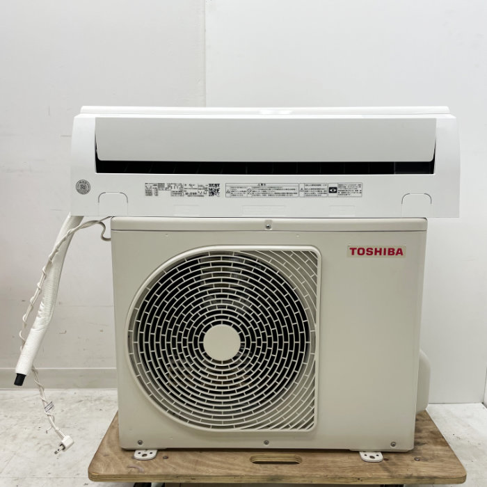 【中古】ルームエアコン RAS-J221MA RAS-J221M(W) 東芝 2022年 6畳 1 引取限定 【見学 富山】【動産王】