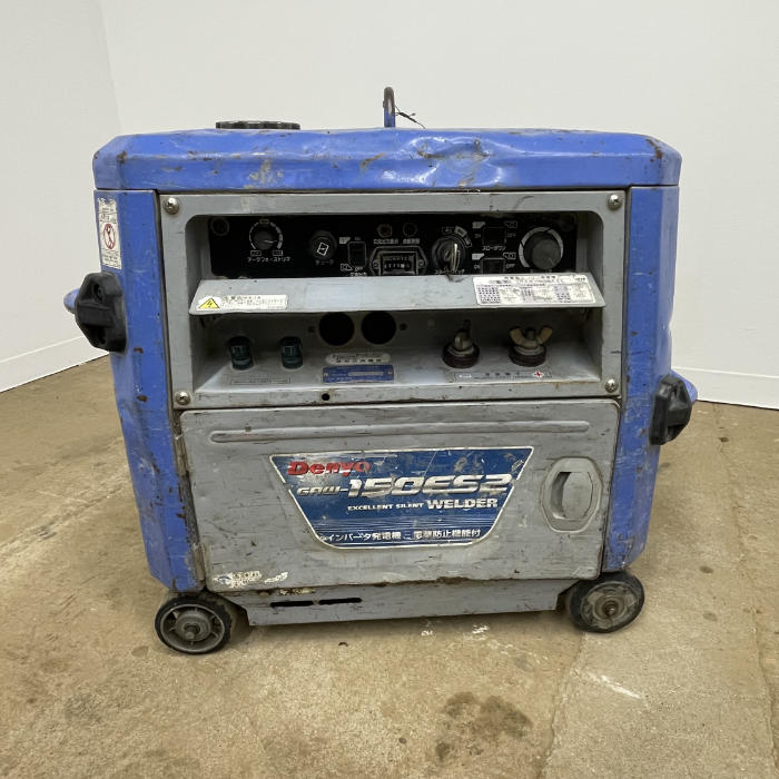 中古｜防音型発動機溶接機 GAW-150ES2 デンヨー 2015年 小型 揮発油 サイリスタ抑えつける 発生機 ｜動産王｜千葉｜貨物輸送無料
