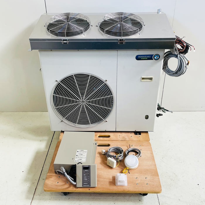 中古｜プレハブ冷蔵ユニット 室内機 HUS-11RB-E 室外機 HUS-11RA-UCI ホシザキ 2019年 プレハブ冷却ユニット ｜動産王｜北海道｜引取｜送料別