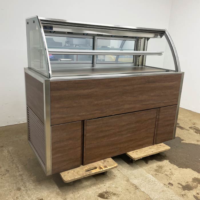 交渉可‼️ ダイヤ冷ケース　ショーケース　90×155×高さ105 冷蔵ケース 送料別】単相100V◇ダイヤ冷ケース 対面冷蔵ショーケース W1500