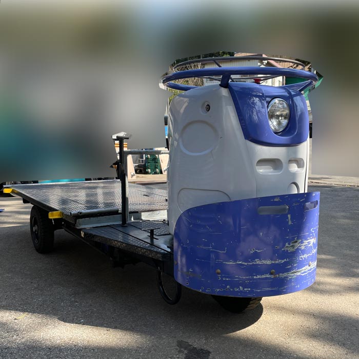 中古｜ターレット貨物自動車 MOTORUC 富士重工業 2009年頃 持ちはこぶ車 搬荷役 送りとどける手押し車 持ちはこび鉄道車両 場内｜動産王｜千葉｜引取｜貨物輸送別