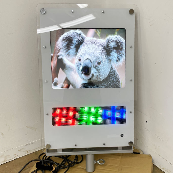 楽天市場】中古｜電光看板 NS-RM2117W TBグループ 2018年 両面 自立式