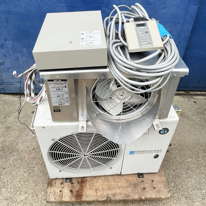中古｜プレハブ封鎖社会的単位 ホシザキ 0.5坪 HUS-8FA-E2内機 HUS-8FA-UC外機 2014年｜動産王｜名古屋｜貨物輸送無料