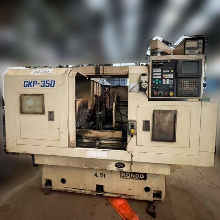 中古｜CNC旋盤 GKP-350NC-A コンドウ 2007年 円柱摩擦盤 旋盤機械類 中古  現況乗り合い船｜動産王｜千葉｜引取｜貨物輸送別