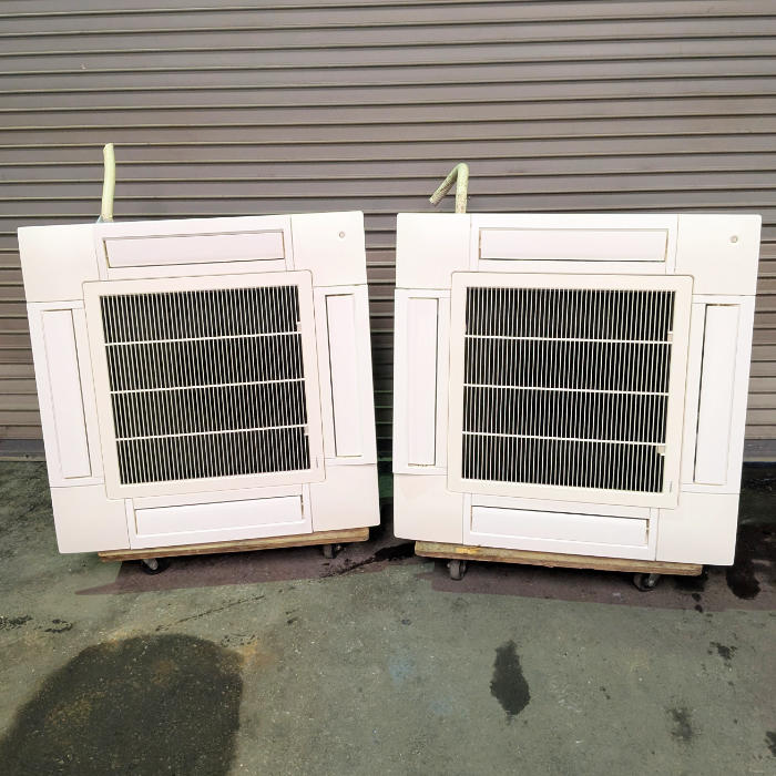 中古｜天カセエアコン ツイン 5馬力 FDCVP1405HA FDTZP715SA 三菱電機 2022年 業務用 天井カセット｜動産王｜福岡｜送料無料