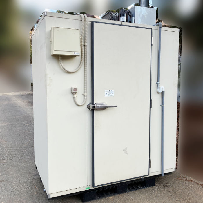 中古｜プレハブ冷蔵庫 0.7坪 AFL-RP08B 三菱電機 2022年 業務用 冷蔵チャンバー ｜動産王｜千葉｜送料無料 220,000円