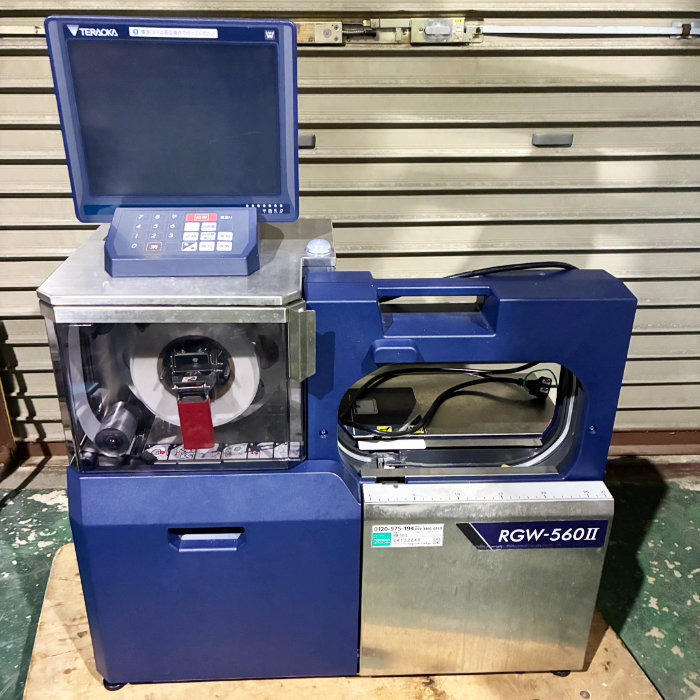 中古｜胴巻き包装プリンター 寺岡精工 RGW-560II 包装機 帯包装 帯巻き 印字｜動産王｜宮城｜送料無料