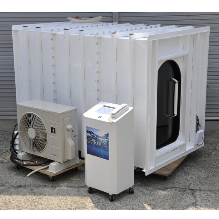 中古｜Oお座敷 真四角手合い 日本空圧バルク実業 2019年頃 テレビ受像機・冷房装置標準尺度とり備える｜動産王｜大阪｜引取｜貨物輸送別