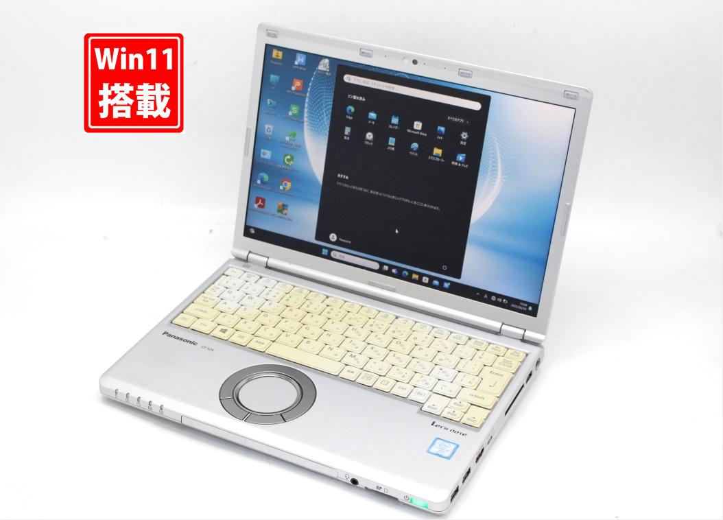 中古良品 フルHD対応WUXGA 12.1インチ Panasonic Let's note CF-SZ6Z16VS Windows11 七世代Core i7-7600u 16GB 爆速512GB-SSD カメラ LTE 無線 Office付き Win11【中古ノートパソコン 中古パソコン 中古PC】送料無料 対応 即日発送（Windows10も対応可能 Win10）