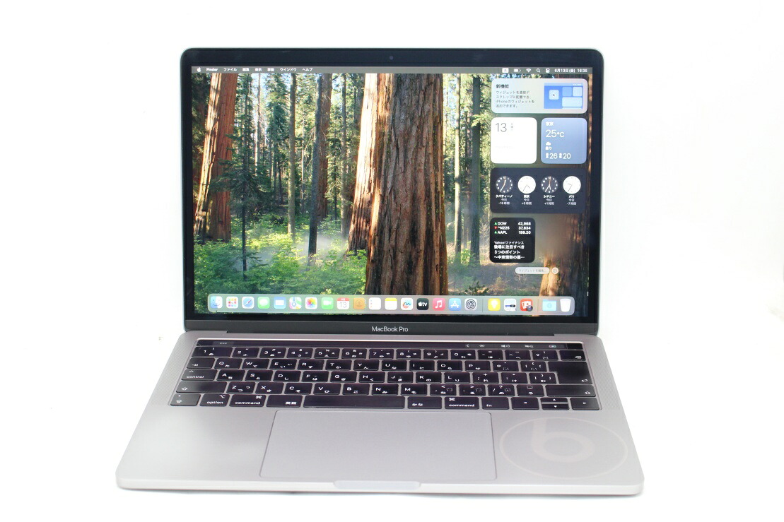 送料無料 対応 即日発送 訳有 2K対応 13.3インチ Apple MacBook Pro A1989 (Touch Bar 2018)グレー macOS 15 Sequoia(正規版Windows11追加可能) 高性能 八世代Core i5-8259u 8GB 爆速NVMe式256GB-SSD カメラ 無線 リカバリ 【ノートパソコン 中古パソコン 中古PC】