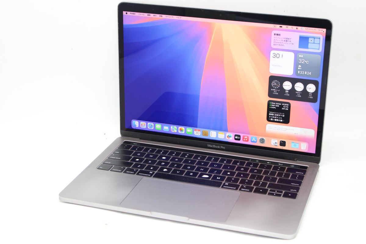 訳有 2K対応 13.3インチ Apple MacBook Pro A1990 Touchbar 2018 グレー macOS 15 Sequoia(正規版Windows11追加可能) 高性能 第8世代Core i7-8557U 16GB 爆速NVMe式256GB-SSD カメラ 無線 リカバリ 【中古ノートパソコン 中古パソコン 中古PC】送料無料 対応 即日発送