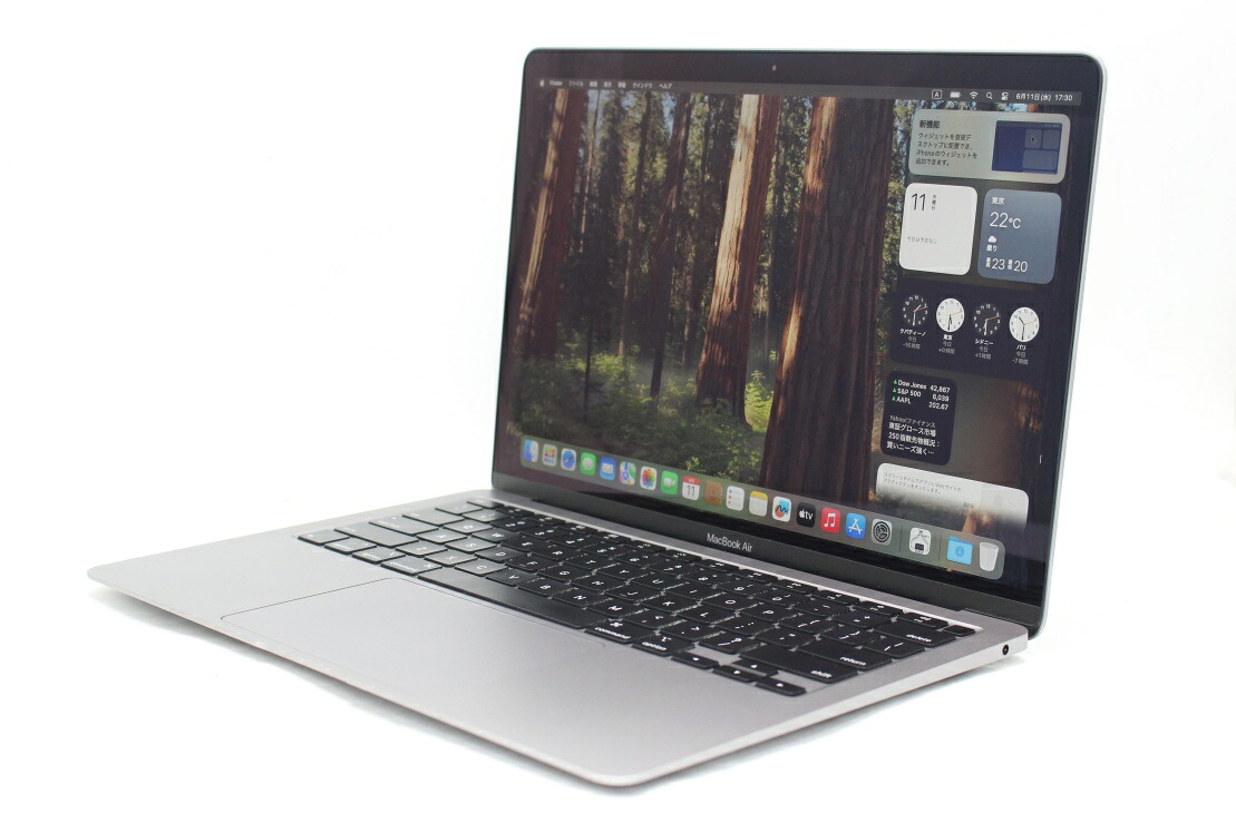 送料無料 対応 即日発送 中古良品 2K対応 13.3インチ Apple MacBoko Air A2179 グレー macOS 15 Sequoia(正規版Windows11追加可能) 超高性能 第10世代Core i3-1000NG4 8GB 爆速NVMe式256GB-SSD カメラ 無線 リカバリ 【ノートパソコン 中古パソコン 中古PC】|PCONE