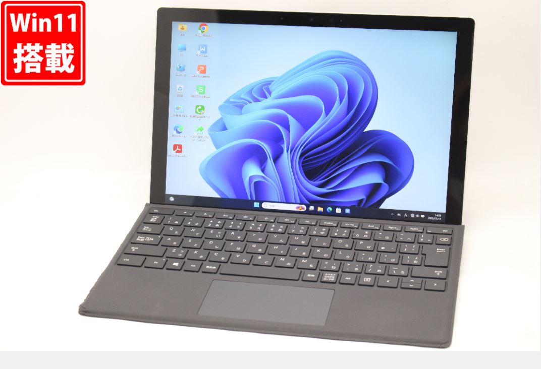 中古 2K対応 タッチ 12.3インチ Microsoft Surface Pro7 Windows11 超高性能 第10世代Core i5-1035G4 8GB 爆速NVMe式256GB-SSD カメラ 無線Wi-Fi6 リカバリ Office付き Win11【中古ノートパソコン 中古PC】送料無料 対応 即日発送（Windows10も対応可能 Win10）