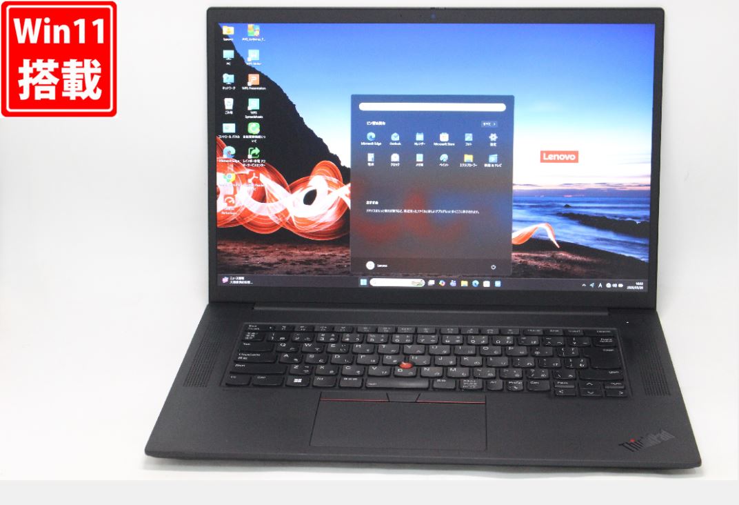ゲーミングマイコン  中古 2K相応う 16in Lenovo ThinkPad P1 Gen4 Windows11 8中核グループ 御膳上等動作 第11時人Core i7-11800H 32GB 爆速NVMe式512GB-SSD NVIDIA RTX A2000 写真機 無線電話Wi-Fi6 Office付き添い人 Win11【中古マイコン】貨物輸送無料 相応う 即日送りとどける（Windows10も相応う能力のある Win10）