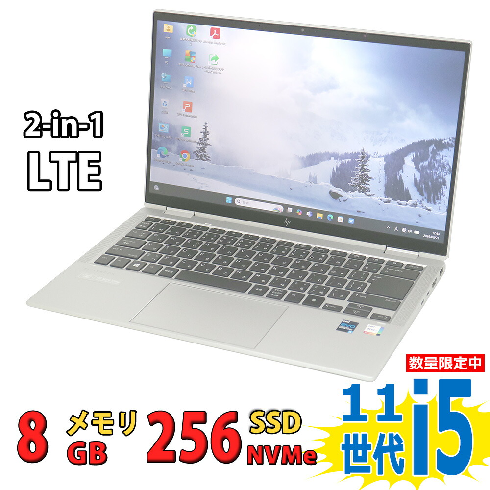タッチ 中古美品 14インチ HP EliteBook X360 1040 G8 フルHD/ Windows11/ 卓越性能 第11世代Core i5-1145G7/ 8GB/ 爆速NVMe式256GB-SSD/ カメラ/ LTE/ 無線Wi-Fi6/ Office付き/ Win11【中古ノートパソコン 中古パソコン 中古PC】税込送料無料 対応 当日発送|PCONE