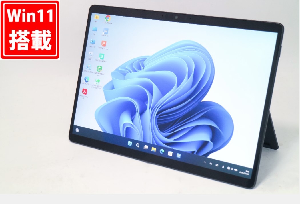 中古良品 2.8K液晶 13インチ タブレット Microsoft Surface Pro 8 (1983) Windows11 卓越性能 第11世代Core i7-1185G7 16GB 爆速NVMe式512GB-SSD カメラ 無線Wi-Fi6 リカバリ Office付き Win11【中古ノートパソコン 中古パソコン 中古PC】送料無料 対応 即日発送|PCONE