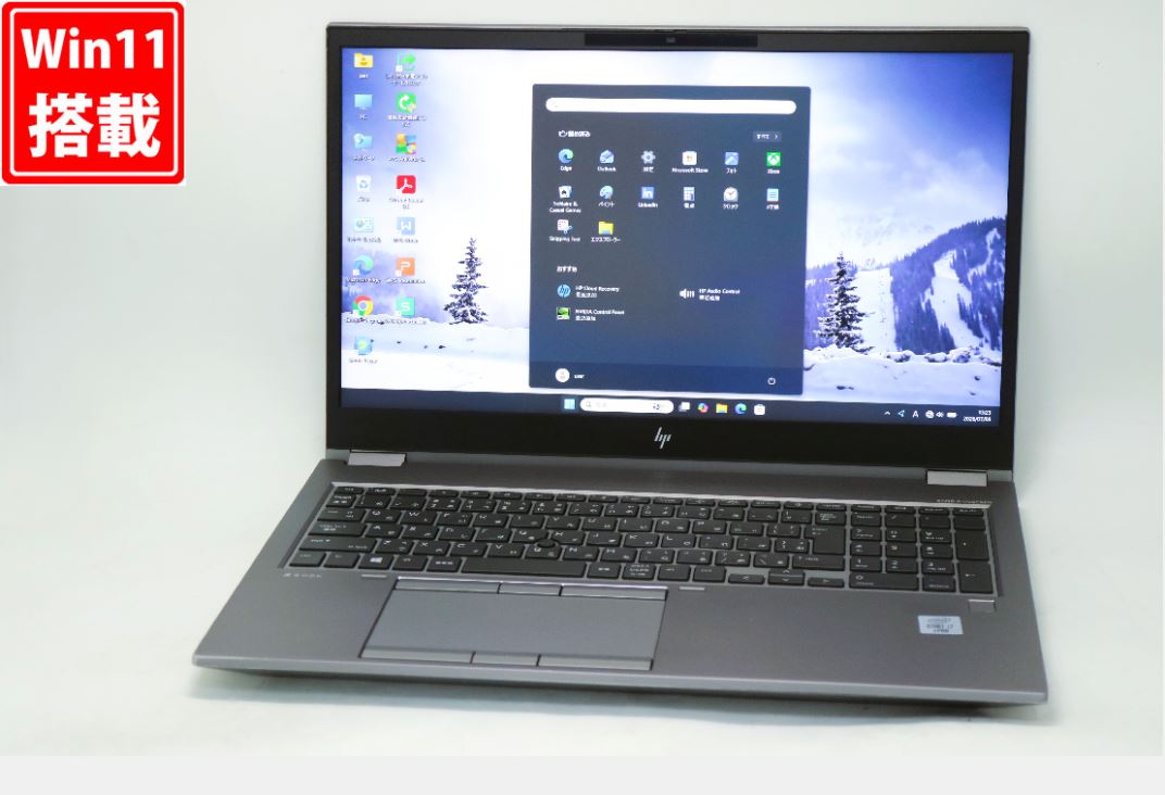 ゲーミングPC 中古 フルHD 15.6インチ HP ZBook Fury 15 G7 Workstation Windows11 第10世代Core i7-10850H 32GB 爆速NVMe式1TB-SSD NVIDIA Quadro RTX 3000 カメラ LTE 無線Wi-Fi6 Office付き Win11【中古PC】送料無料 対応 即日発送（Windows10も対応可能 Win10）｜PCONE