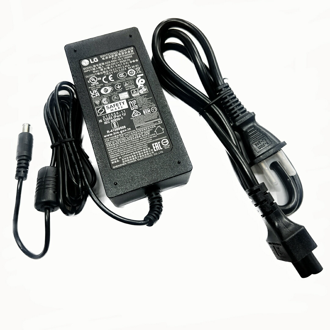 入荷中 ゲーミング LG 楽天市場】純正新品 モニター 48W用AC 2.53A 19V モニター台