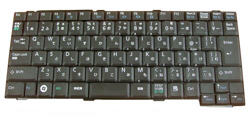 富士通:LifeBook L1010等用 万覚え帳マイコン 鍵盤 新品 黒 V052626AJ1