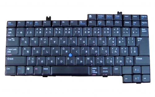DELL:Inspiron 600m等用 万覚え帳マイコン 鍵盤 新品 A028 黒 〔相応う機種〕・Inspiron 500m/・Inspiron 600m/・Inspiron 8500/・Inspiron 8600/・Inspiron 9100/・Latitude D500/・Latitude D600/・Latitude D800
