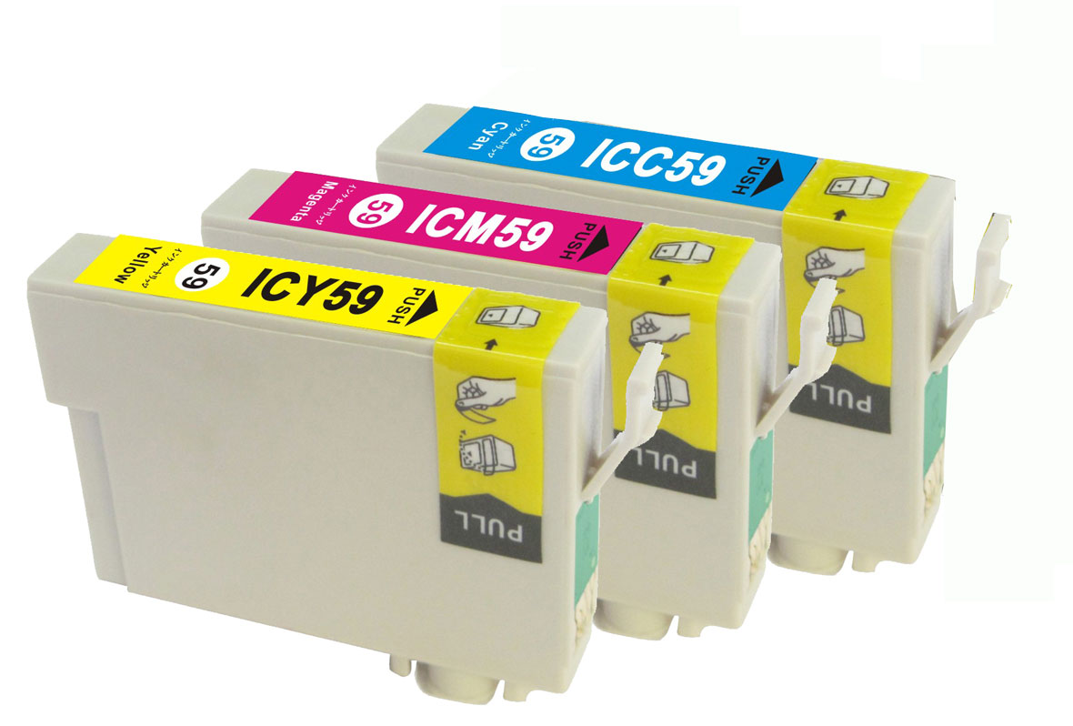 〔INK-E15〕【お定まり外送りとどける】 【貨物輸送無料】 EPSON 取り替えっこインキ 集積回路59 3色仕掛ける 〔相応う機種〕・PX-1001/PX-1004/PX-1004C9 プリンター・FAX用インク-パソコン・周辺機器-インクカートリッジ