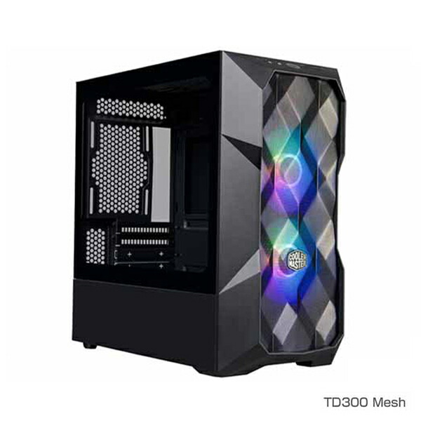 【訳あり】【逃げ道特価・新品】Cooler Master TD300 Mesh ミニ円柱型パソコン入れもの 黒いこと｜TD300-KGNN-S00