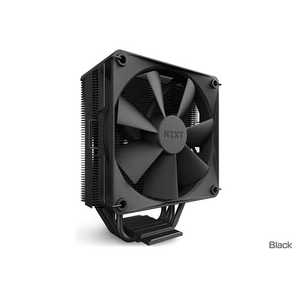 NZXT T120 Black 最大2基のファンを取り付け可能 サイドフロー型CPUクーラー ブラック｜RC-TN120-B1