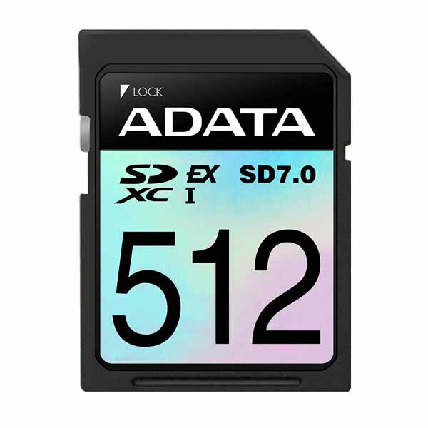 ADATA Premier Extreme SDXC SD 7.0 Express歌留多 512GB PCIeGen3 U3 C10 V30｜ASD512GEX3L1-C