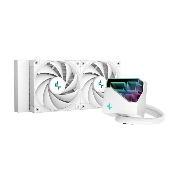 Deepcool LT520 WH 水冷一体型中央処理装置冷房装置 120粍気違い×2 白いこと｜R-LT520-WHAMNF-G-1