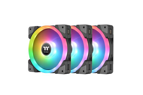 Thermaltake SWAFAN EX14 RGB (3-Fan Pack) 140粍 気違い 黒いこと｜CL-F144-PL14SW-A