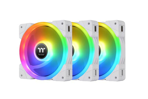 Thermaltake SWAFAN EX14 RGB White (3-Fan Pack) 140粍気違い 白いこと｜CL-F162-PL14SW-A