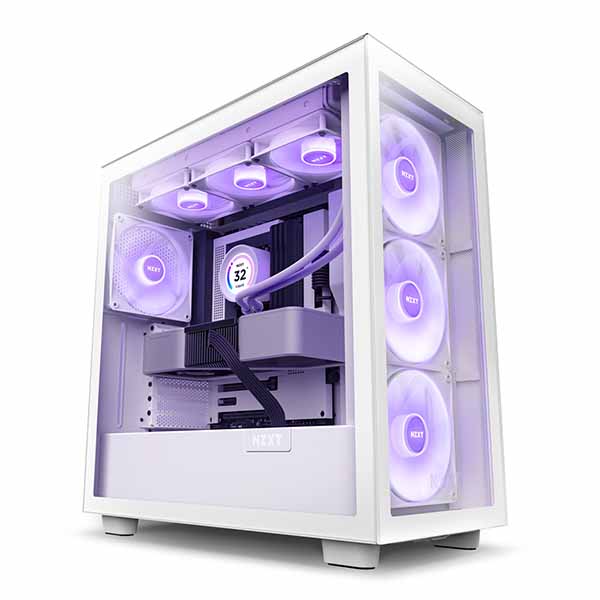 楽天市場】NZXT H5 Flow RGB ATX ミドルタワーケース [White] ホワイト