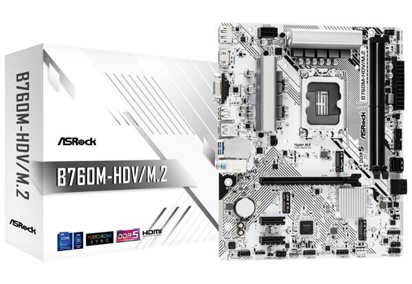 ASRock B760M-HDV/M.2 microATXマザーボード｜B760M-HDV/M.2